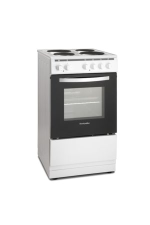 Montpellier MSE46W 50cm Electric Cooker in White - Image 3