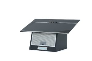 Montpellier MHD650BK 60cm Slanted Black Glass Hood - Image 3