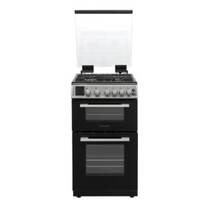 Montpellier MDOG50LS 50cm Double Gas Cooker in Silver