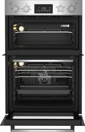 Beko BBADF22300X Built-In Double Electric Oven - Stainless Steel - Image 2