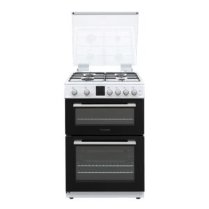 Montpellier MDOG50LW 50cm Double Gas Cooker in White