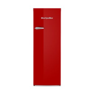 Montpellier MAB341R Retro Fridge Freezer in Red