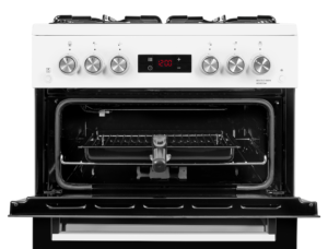 Beko KDG653W 60cm Freestanding Gas Double Oven Cooker - White - Image 3