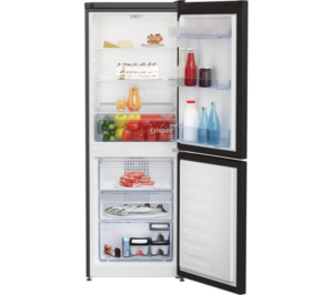 Beko CFG4552B Freestanding Frost Free Fridge Freezer - Black - Image 3