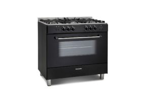 Montpellier MR91GOK Gas Range Cooker in Black