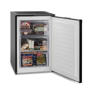 Montpellier MZF54BK Undercounter Freezer in Black - Image 4