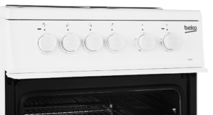 Beko KS530W 50cm Single Cavity Electric Cooker - White - Image 4