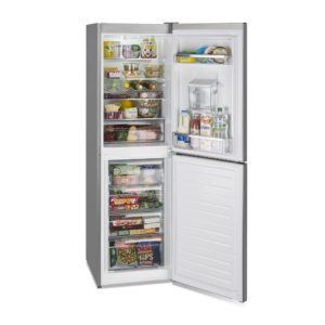 Montpellier MFF185DX 50/50 Frost Free Fridge Freezer in Inox with Water Dispenser - Image 4