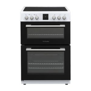 Montpellier MDOC60FW 60cm Ceramic Double Cooker in White