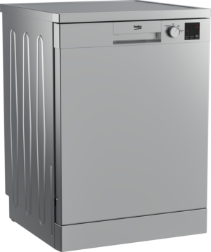 Beko DVN04X20S Freestanding Full Size Dishwasher with Low Water Consumption - Silver - Image 2