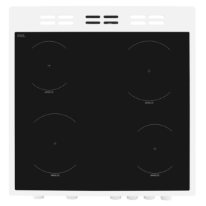 Beko KTC611W 60cm Twin Cavity Electric Cooker - White - Image 3