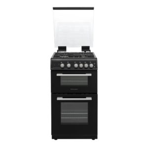 Montpellier MDOG50LK 50cm Double Gas Cooker in Black