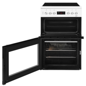 Beko KDC653W 60cm Double Oven Electric Cooker - White - Image 2