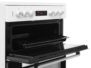 Beko KDC653W 60cm Double Oven Electric Cooker - White - Image 4