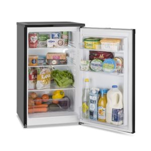 Montpellier MLA48BK Undercounter Larder Fridge in Black - Image 4