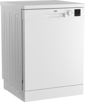 Beko DVN04X20W Freestanding Full Size Dishwasher with Low Water Consumption - White - Image 2