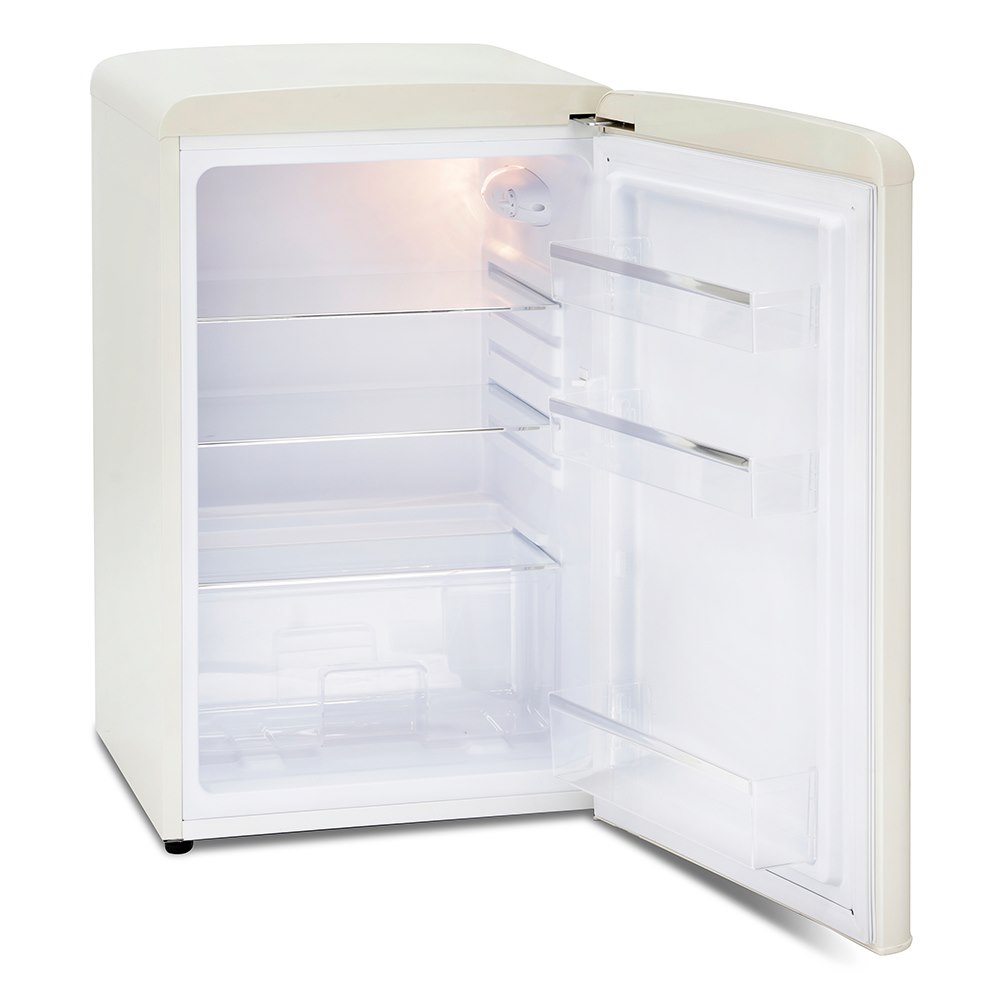 Montpellier MAB2055C Retro Larder Fridge in Cream - Image 2