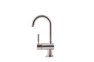 Montpellier One Stream Brushed Swan Spout Hot Tap