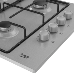 Beko HIBG64120SX 60cm Gas Hob - Stainless Steel - Image 3