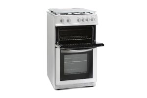 Montpellier MDG500LW 50cm Gas Double Oven in White