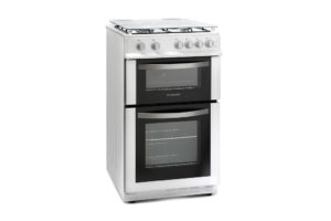 Montpellier MDG500LW 50cm Gas Double Oven in White - Image 2