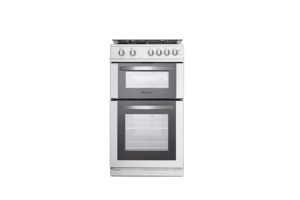 Montpellier MDG500LW 50cm Gas Double Oven in White - Image 3