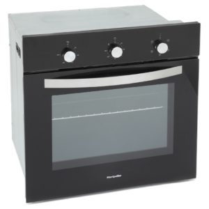 Montpellier SBFO59B Slim Depth Single Fan Oven (Black)