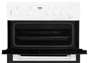 Beko KDC611W 60cm Double Oven Electric Cooker - White - Image 4