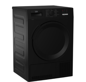 Beko DTLCE70051B 7kg Freestanding Condenser Tumble Dryer - Black - Image 2