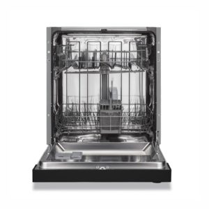 Montpellier MDI655K Full Size 60cm Semi Integrated Dishwasher in Black - Image 2