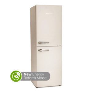 Montpellier MAB145C Retro Fridge Freezer in Cream