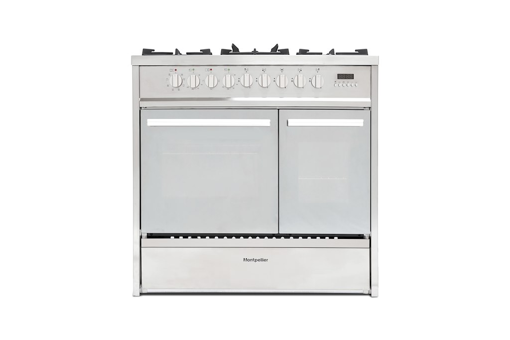 Montpellier MRT91DFMX Dual Fuel Range Cooker - Image 3