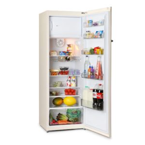 Montpellier MAB341C Retro Fridge with Ice Box in Cream - Image 3