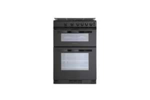 Montpellier MDG600LK 60cm Gas Double Oven Cooker in Black - Image 2