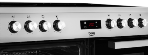 Beko KDVC90X 90cm Double Oven Range Cooker with 5 Zone Ceramic Hob - Stainless Steel - Image 4