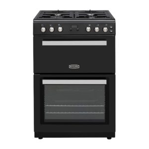 Montpellier MMRG60K 60cm Mini Range Gas Cooker in Black