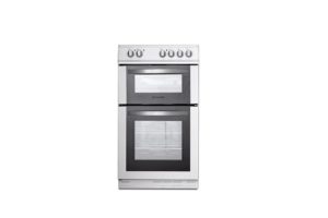 Montpellier MDC500FW 50cm Double Oven in White - Image 3