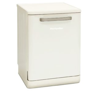 Montpellier MAB1353C 60cm Full Door Retro Style Dishwasher in Cream - Image 2