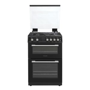 Montpellier MDOG60LK 60cm Double Gas Cooker in Black