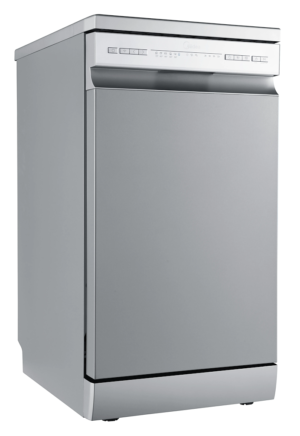 Midea MDWEF1034C(S)-WG-UK 10 Place Setting Freestanding Slimline 45cm Dishwasher - Silver - Image 2