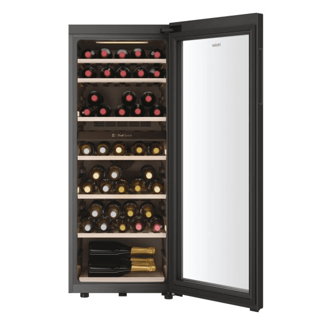 Haier HWS77GDAU1 Freestanding Wine Cooler - Black - G Rated - Image 3