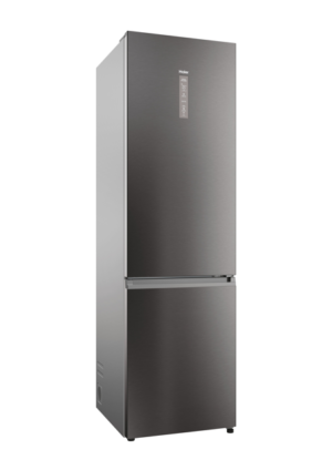 Haier HDPW5620ANPD Fridge Freezer - Platinum Inox - A Rated - Image 2