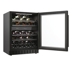 Haier HAKWBD 60 UK Integrated Wine Cooler - Black - F Rated - Image 4