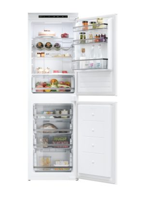 Haier HB50T618FMK Built-In Fridge Freezer - White - E Rated - Image 2