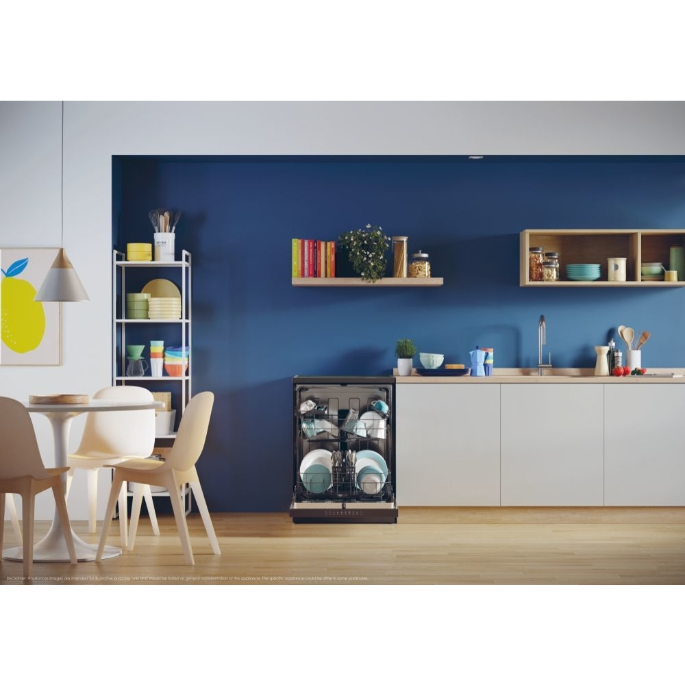 Candy CF3C9E0B-80 Candy Rapido 13 Place Setting Dishwasher - Black - Image 4