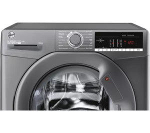 Hoover H3W 49TAGG4/1-80 H Wash 300 9kg 1400rpm Washing Machine Graphite - Image 2