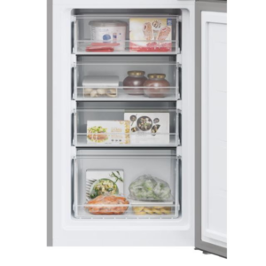 Hoover HVT3CLECKIHS-1 Freestanding Fridge Freezer - Silver - E Rated - Image 3