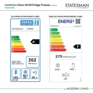 Statesman F1654APWE 54cm 50/50 Fridge Freezer - Image 9