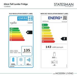 Statesman TL335LWE 60cm Tall Larder Fridge - Image 3