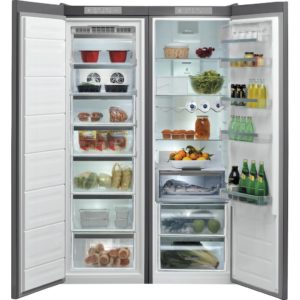 Whirlpool SW8 AM2C XARL 2 Larder Fridge 350L - Stainless Steel - Image 3